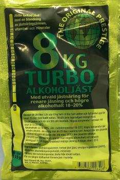 Turbohefe 8Kg - Prestige Hefe - Trockenhefe max. 20% Alkohol